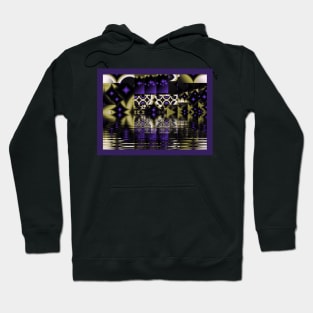 Purple Star Reflections Hoodie